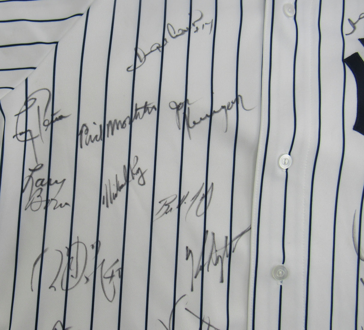 Alex Rodriguez Mariano Rivera Melky Cabrera +20 Signed Auto Yankees Jersey PSA/DNA LOA K76232