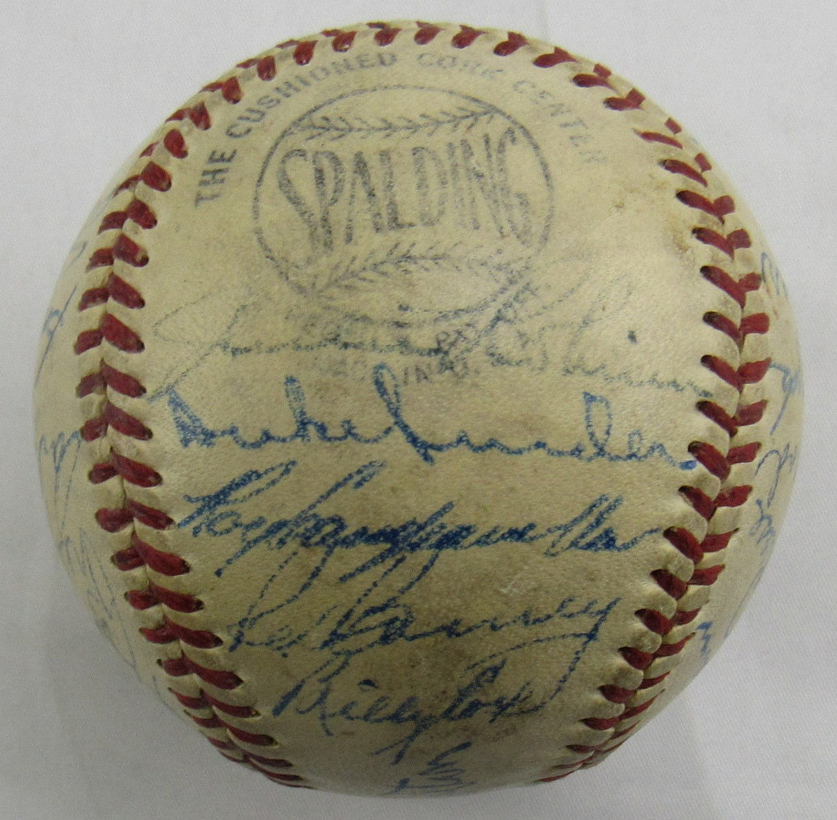 Roy Campanella Duke Snider Billy Cox +21 Signed Auto 1950 Dodgers Team Signed Baseball JSA LOA B34735
