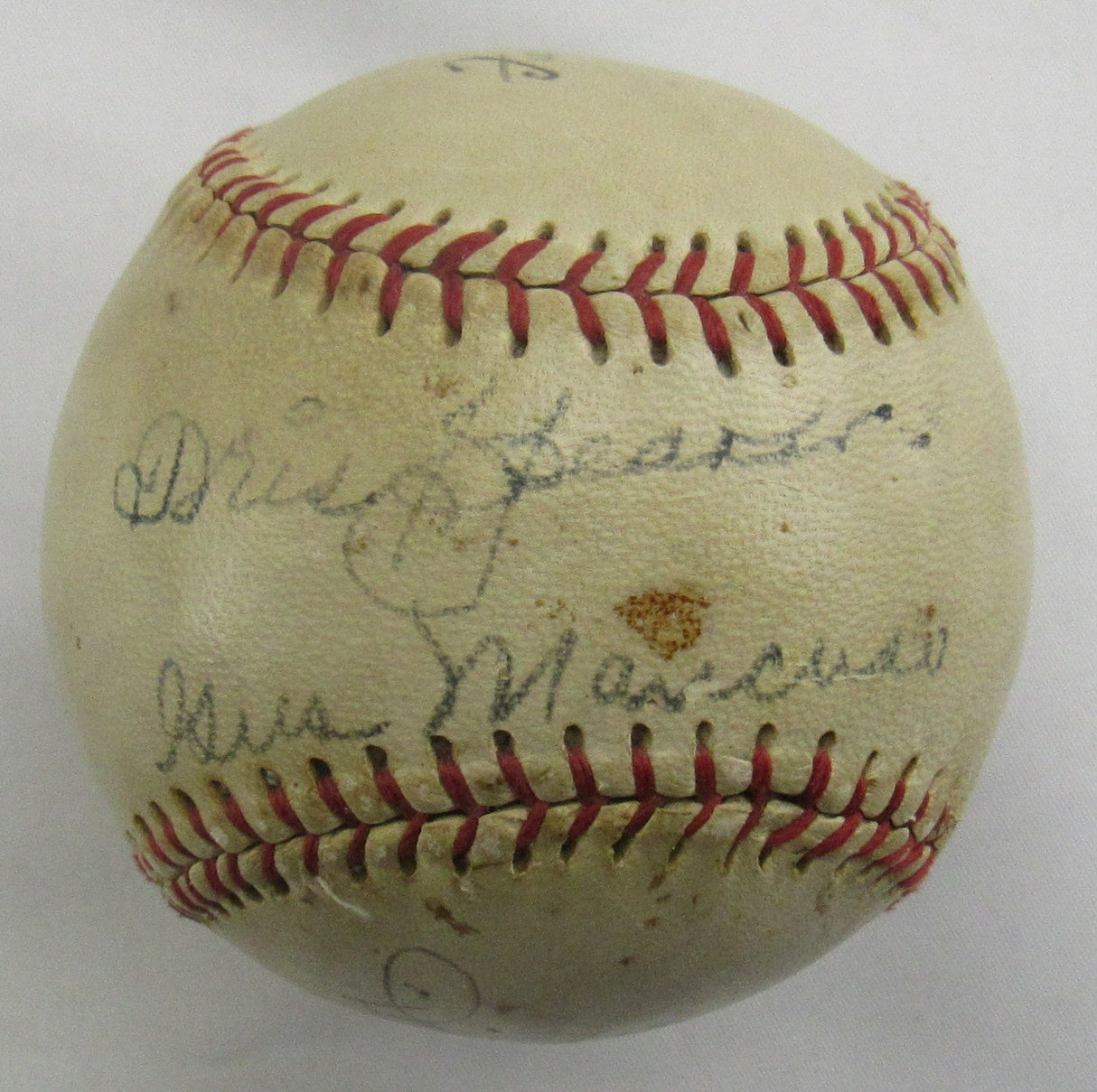 Tris Speaker Dizzy Dean Ford Frick +2 Signed Auto Baseball JSA LOA Y96327