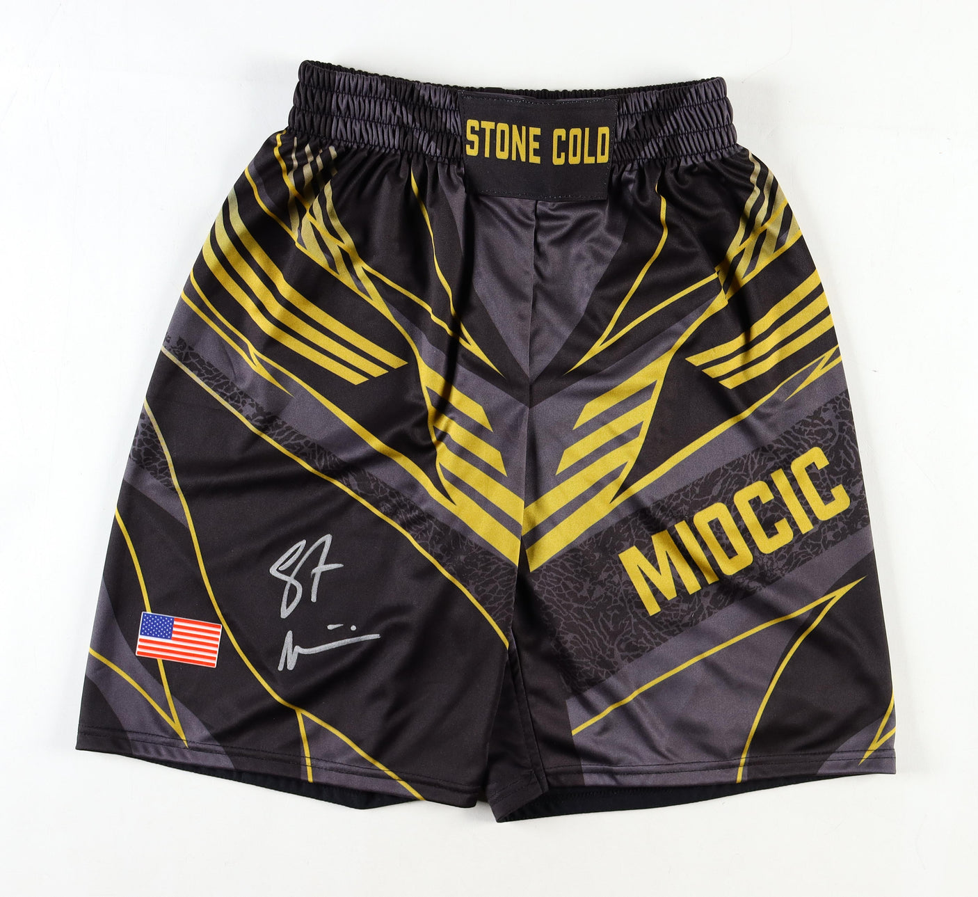Stipe Miocic Signed Custom Fight Shorts (Beckett Witnessed)