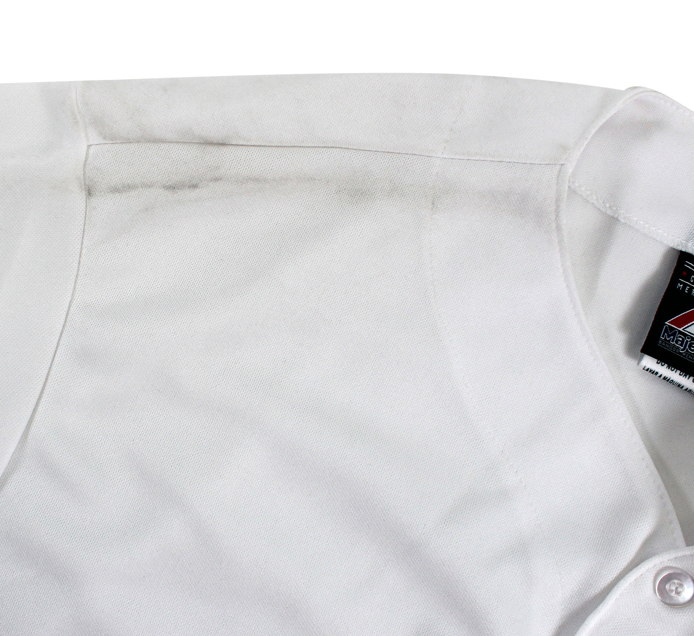 Athletics Jose Canseco "Career Stat" Signed White Majestic Jersey BAS #I87999