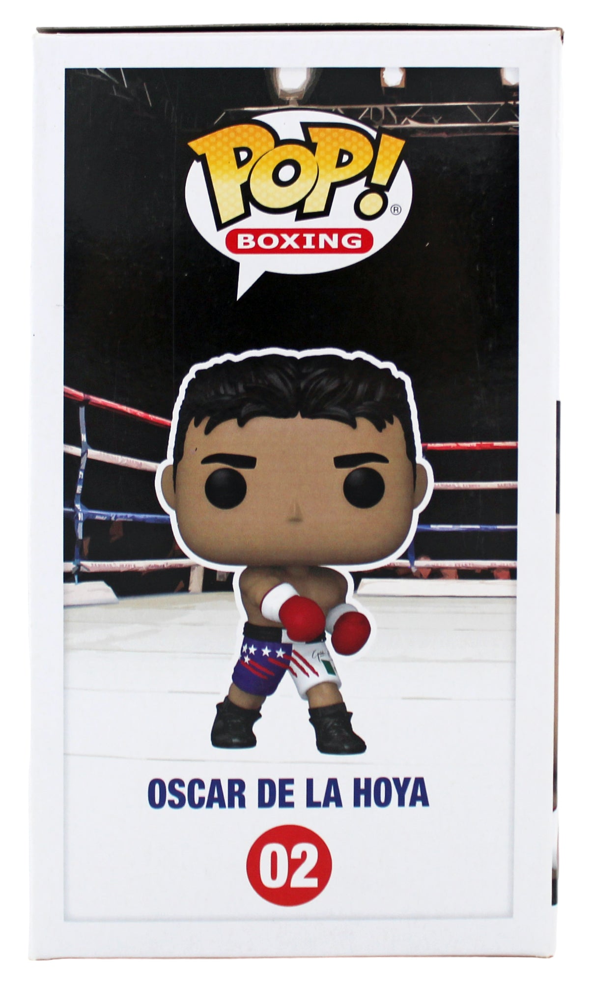 Oscar De La Hoya Authentic Signed Funko Pop Vinyl Figure BAS Witnessed