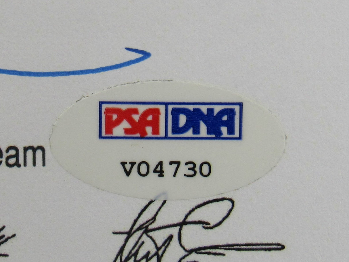 Roger Maris RC Larry Doby Minnie Minoso Hoyt Wilhelm +25 1958 Indians Team Signed Auto Baseball PSA/DNA LOA V04730