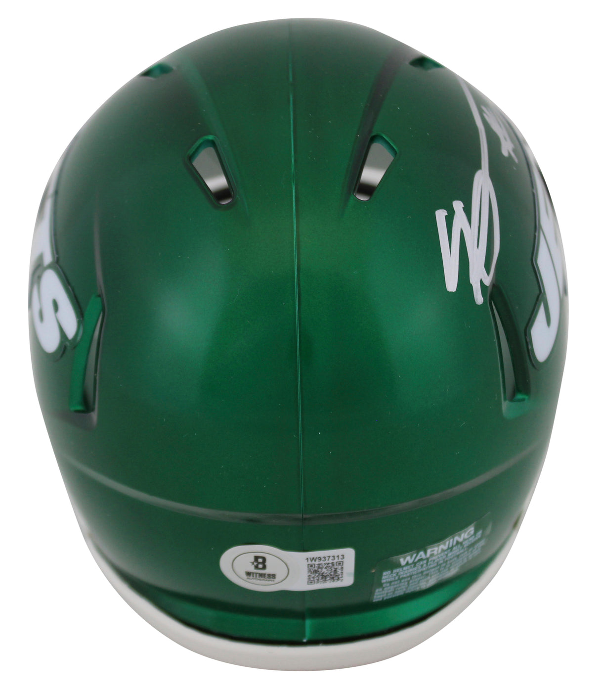 Jets Ahmad "Sauce" Gardner Signed 2019-23 Speed Mini Helmet W/ Case BAS Witness