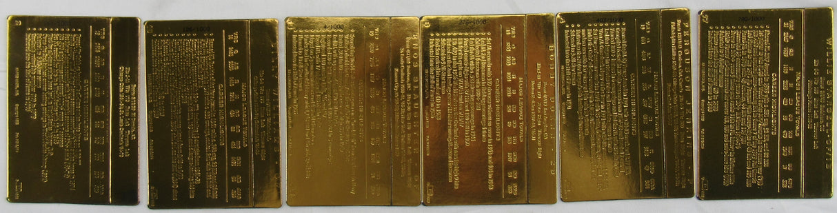 1993 Action Packed All Star Gallery Gold 24kt Mint Factory 1 Pack - Billy Williams, Lou Brock, Willie Stargell