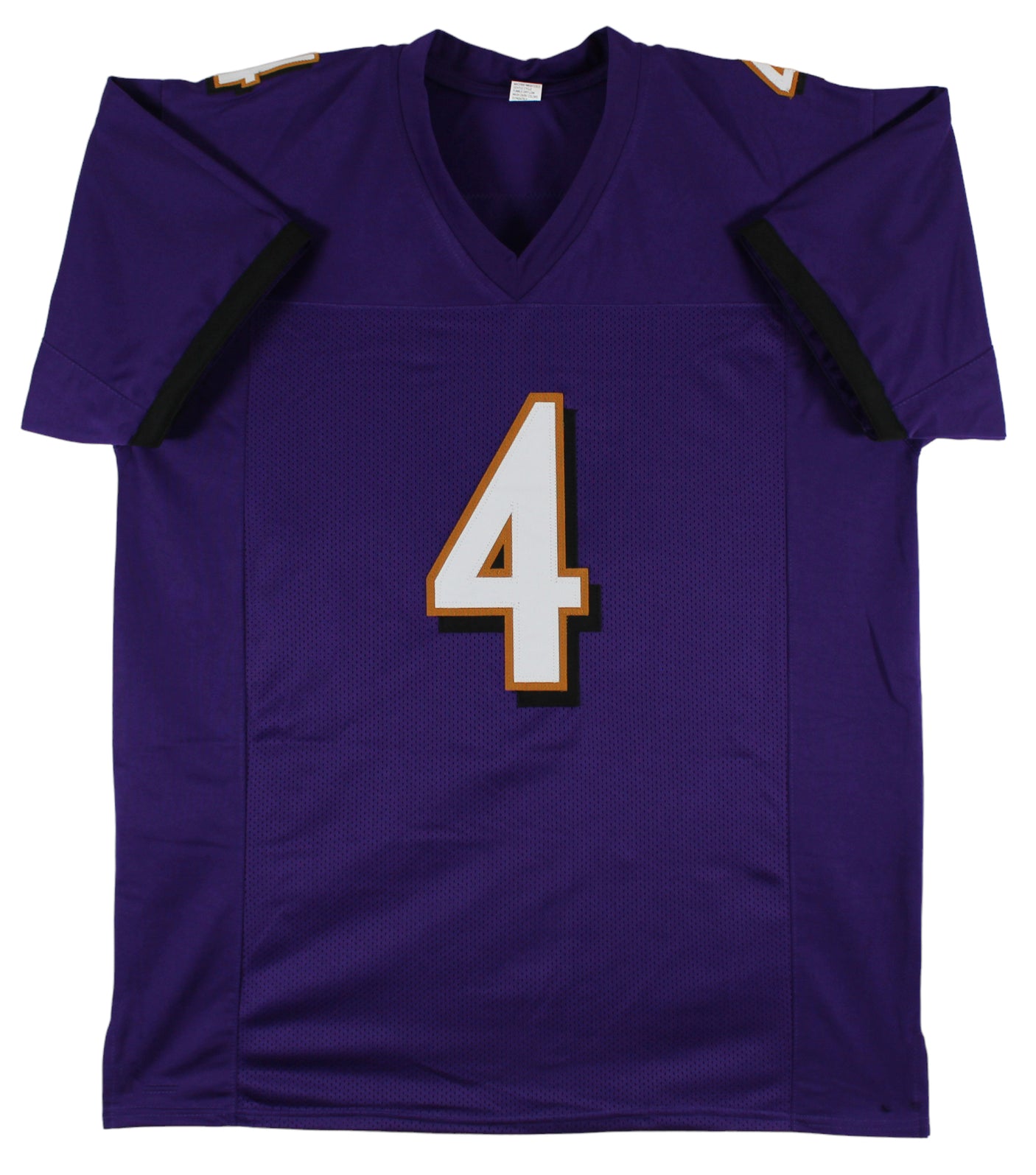 Zay Flowers Authentic Signed Purple Pro Style Jersey Autographed BAS 1