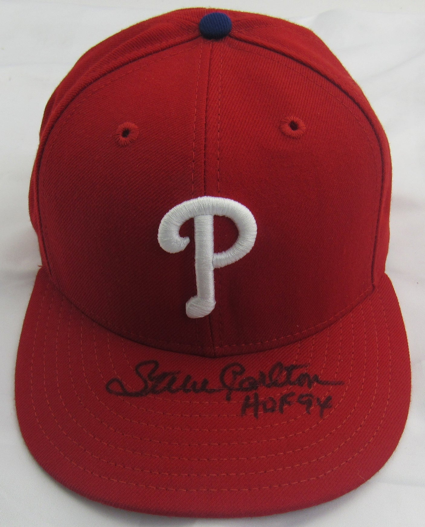Steve Carlton Signed Auto Phillies Hat JSA CF42670