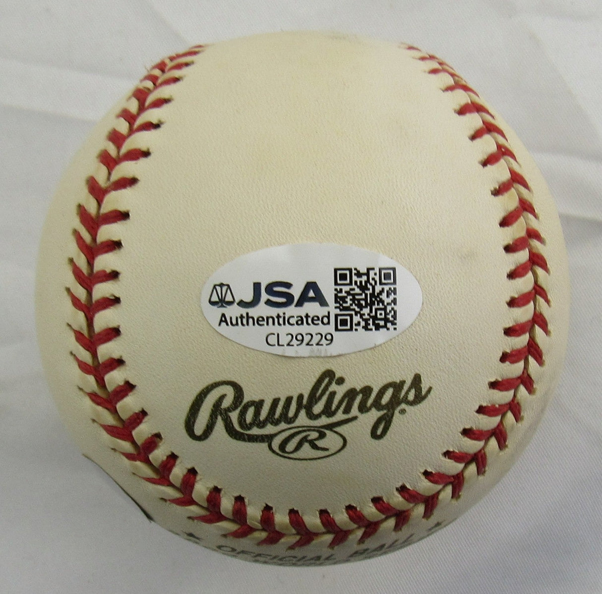 Andy Pettitte Signed 2000 World Series Logo Rawlings Baseball JSA CL29229