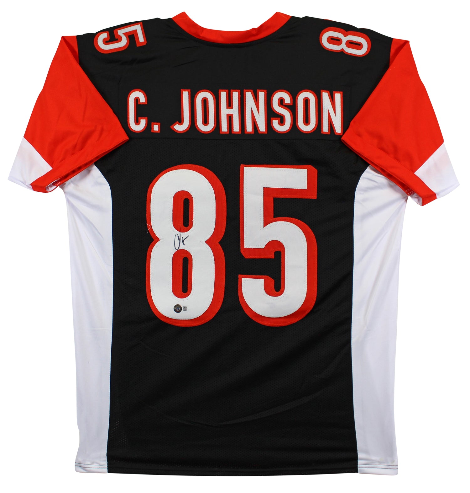 Chad Johnson Authentic Signed Black Pro Style Jersey BAS Witnessed