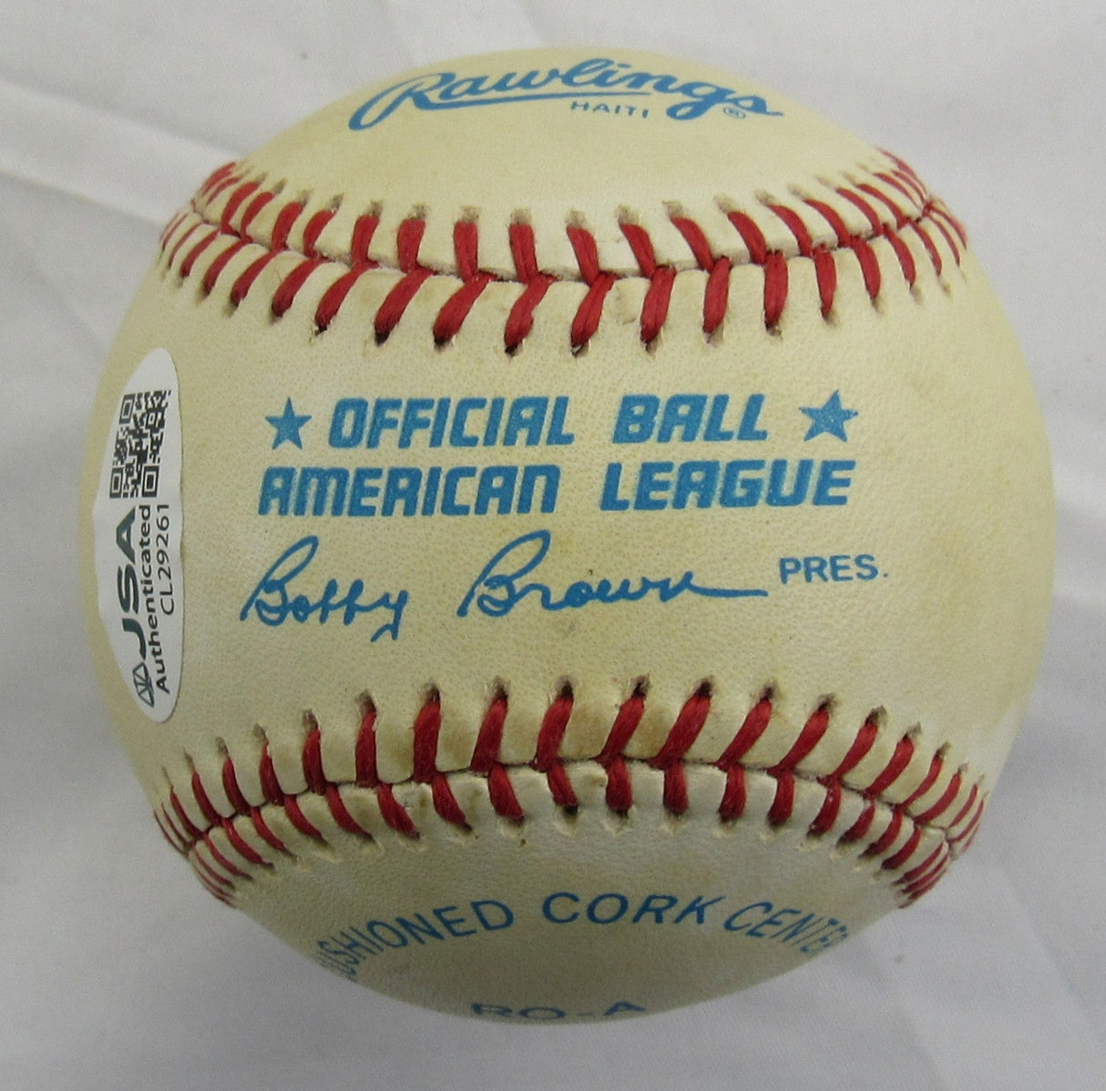 Whitey Ford Signed Rawlings Baseball JSA CL29261