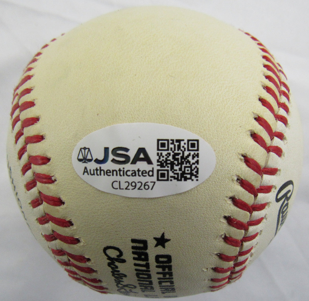 Warren Spahn Stan Musial Signed Rawlings Baseball JSA CL29267