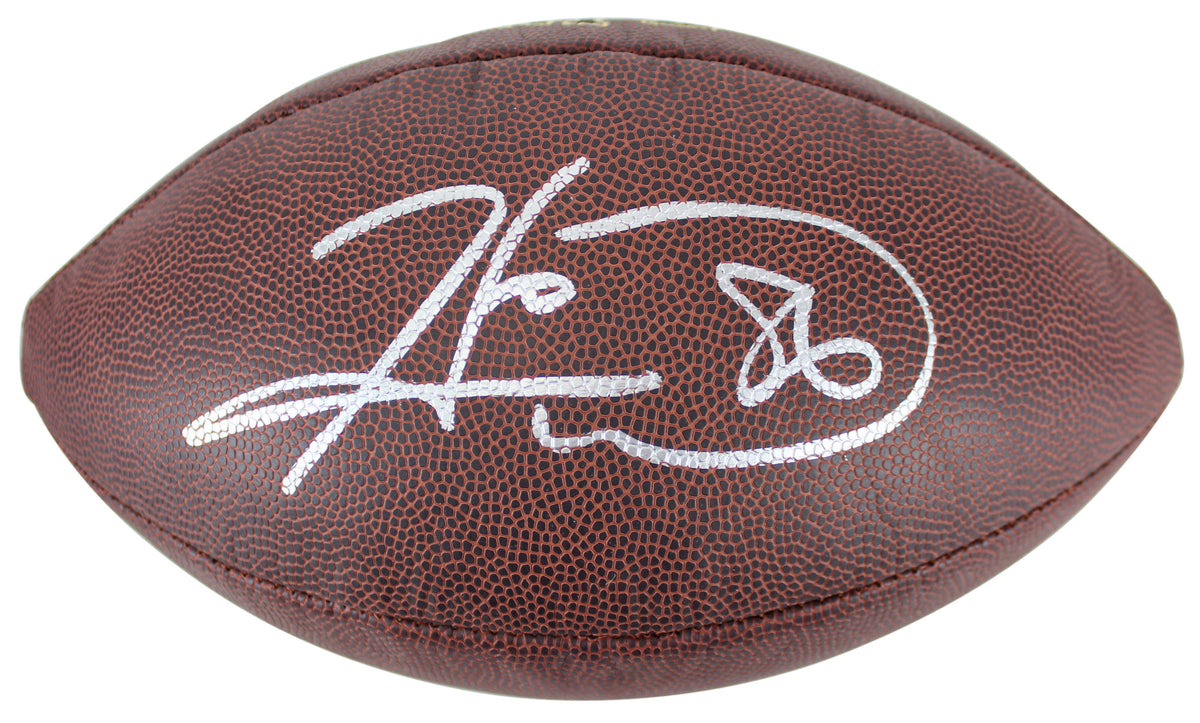 Steelers Hines Ward Signed Wilson Super Grip Football W/ Case BAS Witnessed