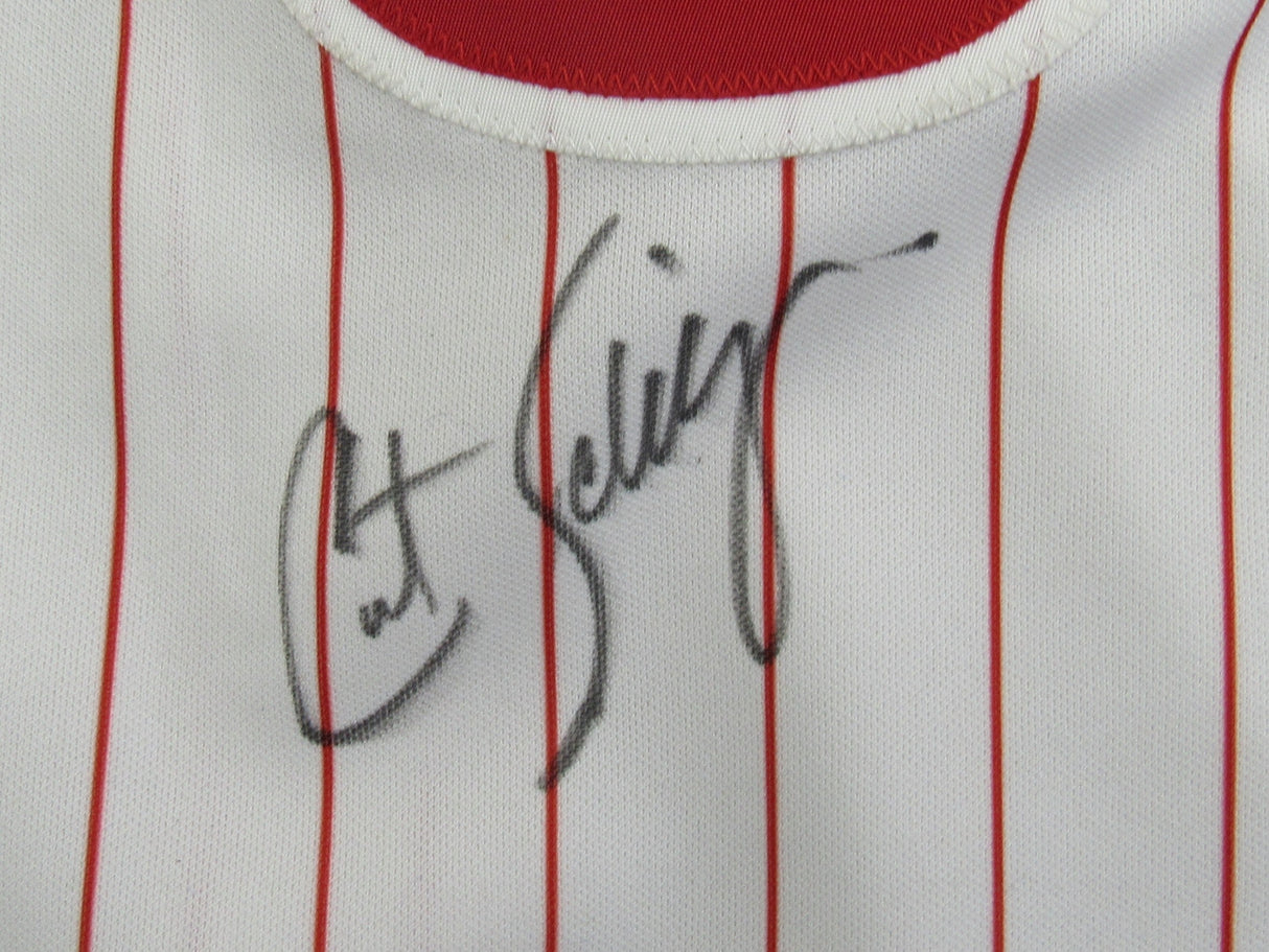 Curt Schilling Signed Auto Phillies Jersey JSA CL29217 - Russell Athletic
