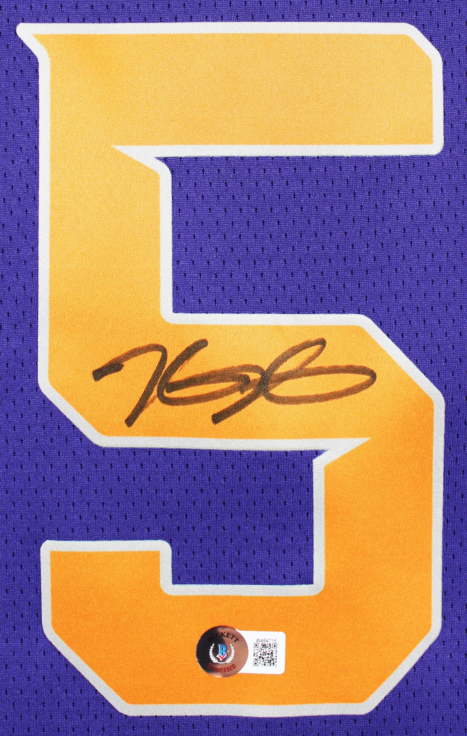 Suns Kevin Durant Authentic Signed Purple Nike Icon Edition Jersey BAS Witnessed