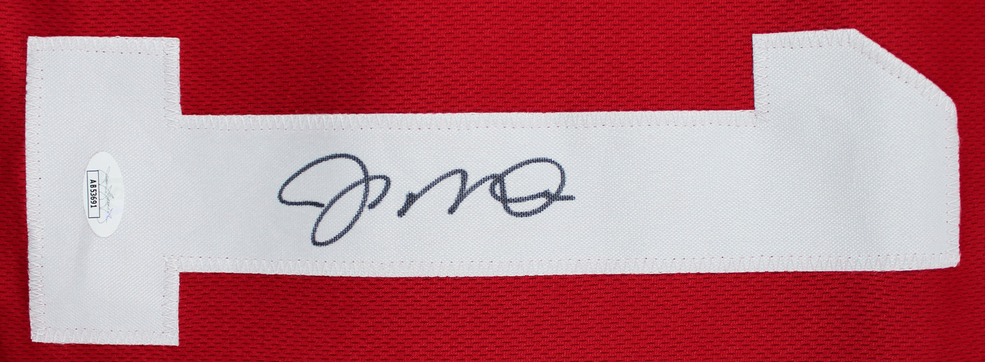 Joe Montana Authentic Signed Red Pro Style Jersey Autographed JSA or BAS