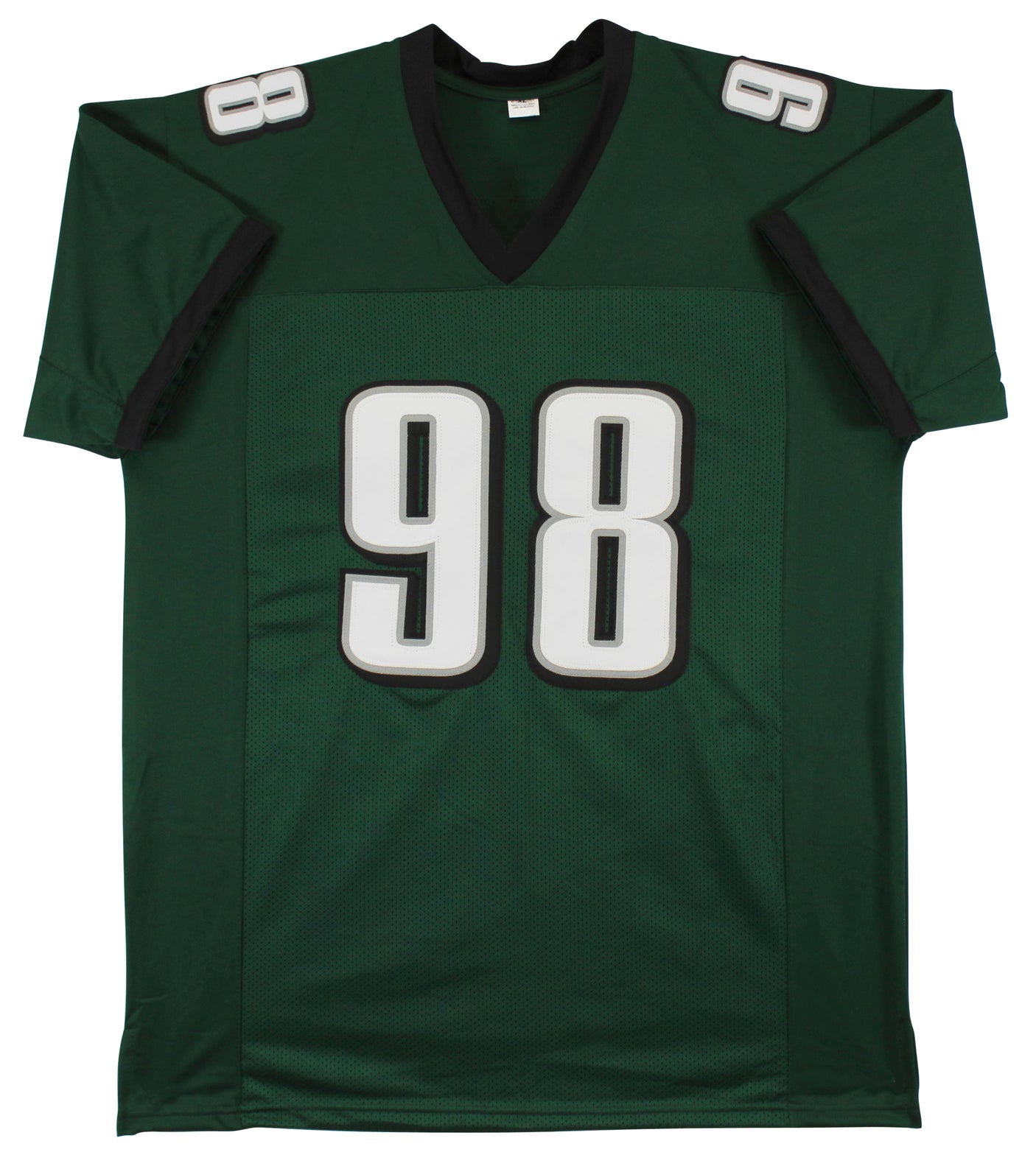 Jalen Carter Authentic Signed Green Pro Style Jersey BAS Witness