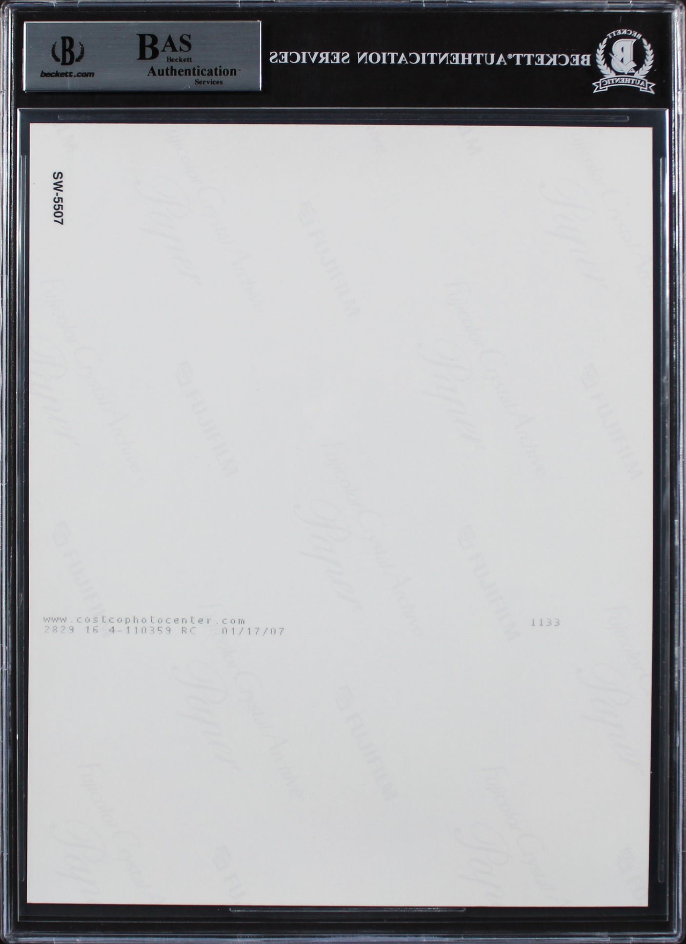 Mark Hamill Star Wars "The Rescue Scene" Signed 8x10 Photo Auto 10! BAS Slabbed