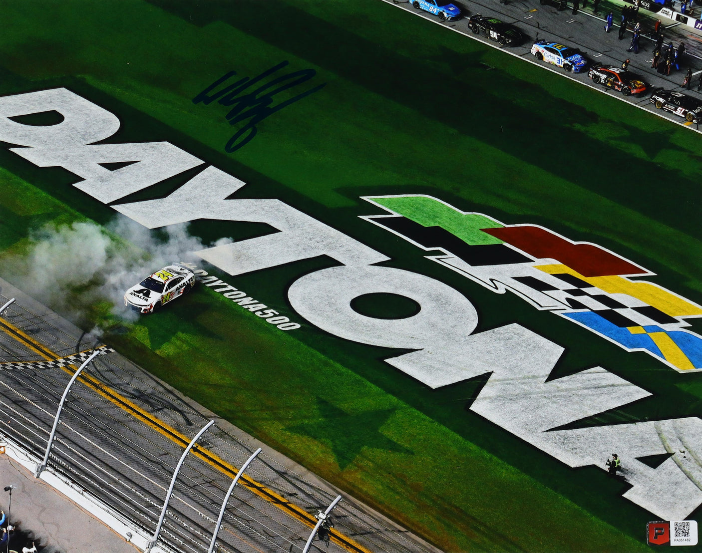 William Byron Signed 11x14 Photo - 2024 Daytona 500 Win with Axalta Paints (PA)