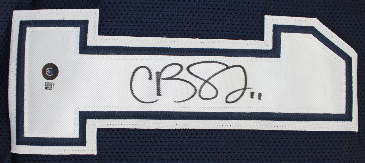 Cole Beasley Authentic Signed Navy Pro Style Jersey Autographed BAS Witnessed
