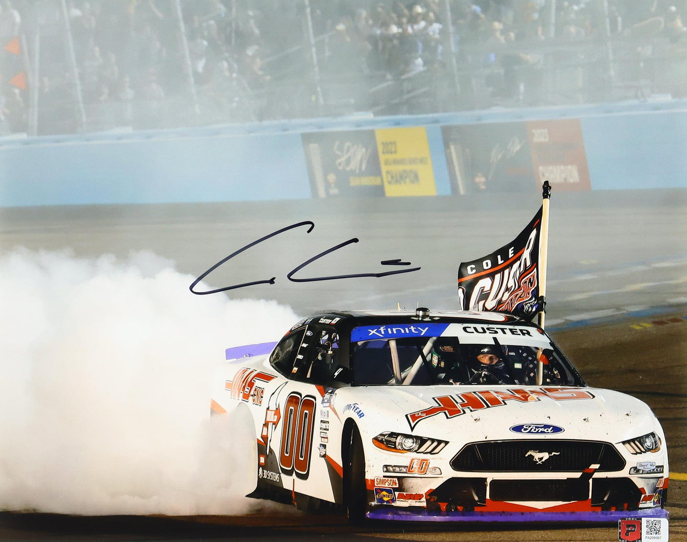 Cole Custer Autographed 11x14 Photo with Pristine COA – NASCAR Memorabilia