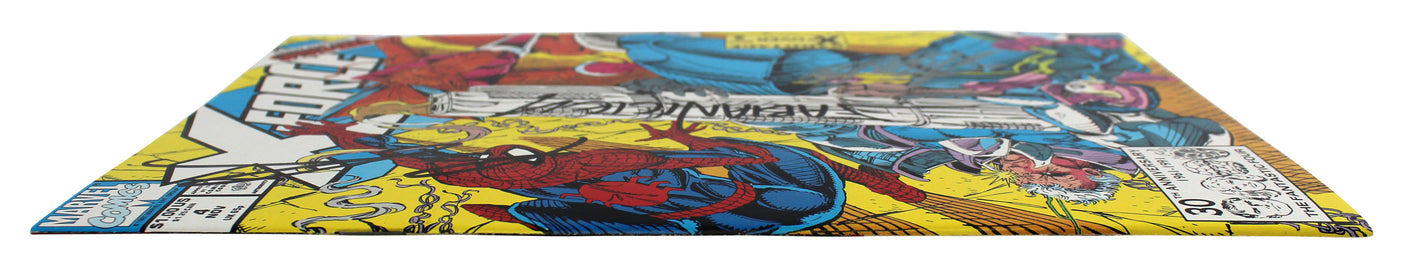 (3) Stan Lee, Liefeld & Nicieza Authentic Signed X-Force #4 Comic JSA #XX05172