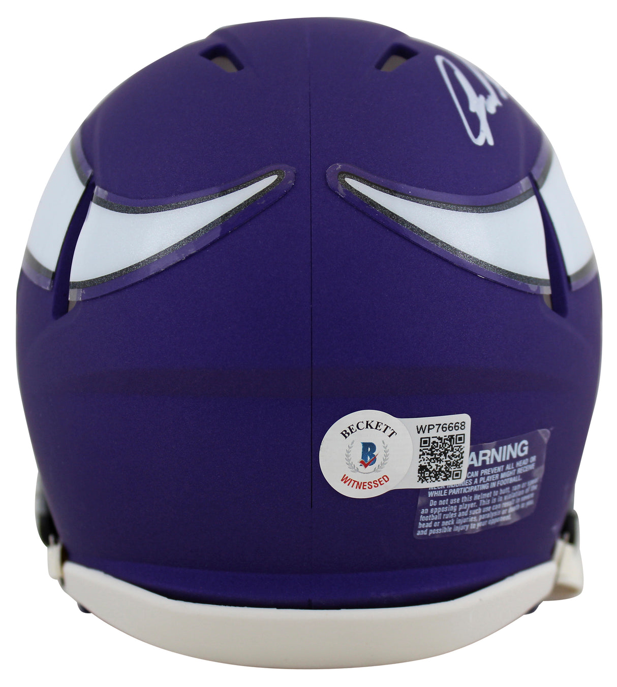 Vikings Jared Allen Authentic Signed Speed Mini Helmet W/ Case BAS Witnessed