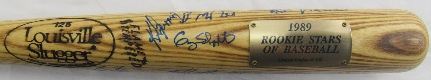 Ken Griffey Jr Gary Sheffield +7 Auto Signed Auto Baseball Bat JSA LOA ZZ63174