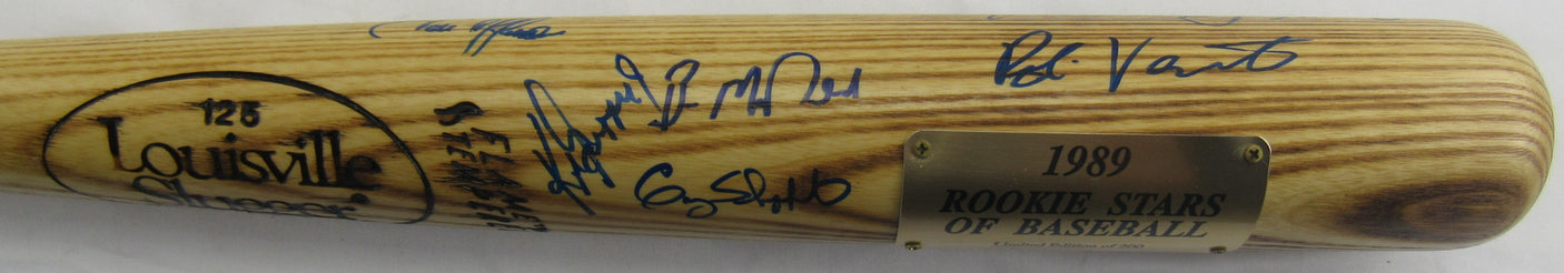 Ken Griffey Jr Gary Sheffield +7 Auto Signed Auto Baseball Bat JSA LOA ZZ63174