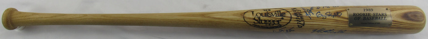 Ken Griffey Jr Gary Sheffield +7 Auto Signed Auto Baseball Bat JSA LOA ZZ63174