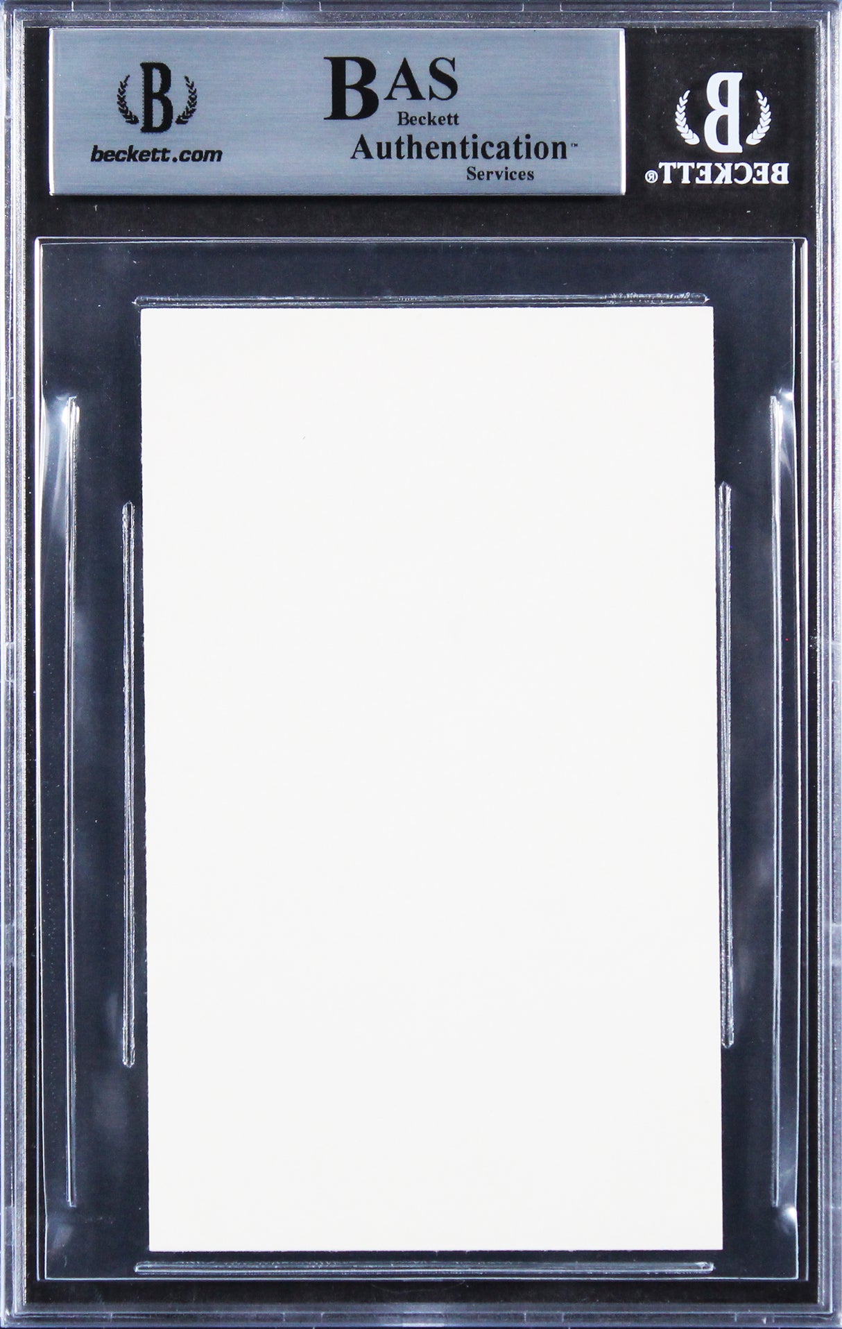 Lea Thompson Back To The Future Authentic Signed 3x5 Index Card BAS Slabbed