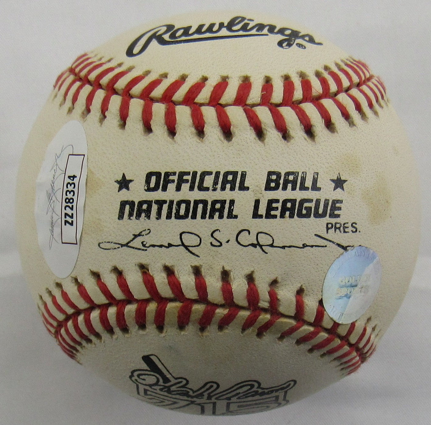 Hank Aaron Signed Auto 25th Anniversary Baseball JSA LOA ZZ28334