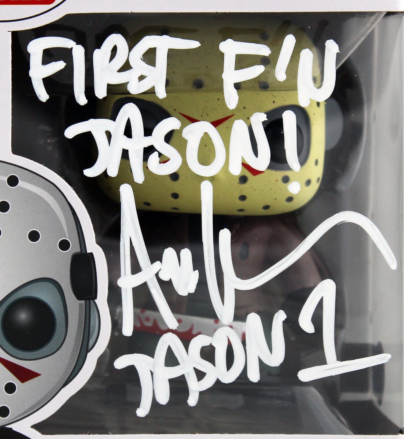 Ari Lehman "First F'n Jason" Signed Funko Pop Vinyl Figure W/ White Sig BAS