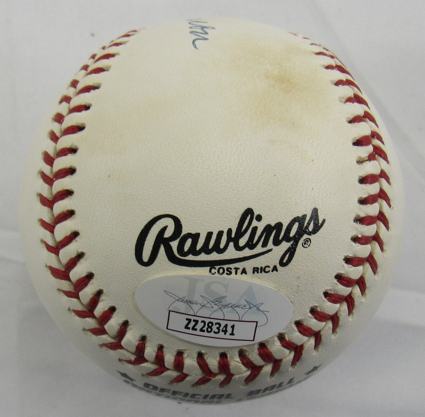 Hank Aaron Signed Auto Baseball JSA LOA ZZ28341