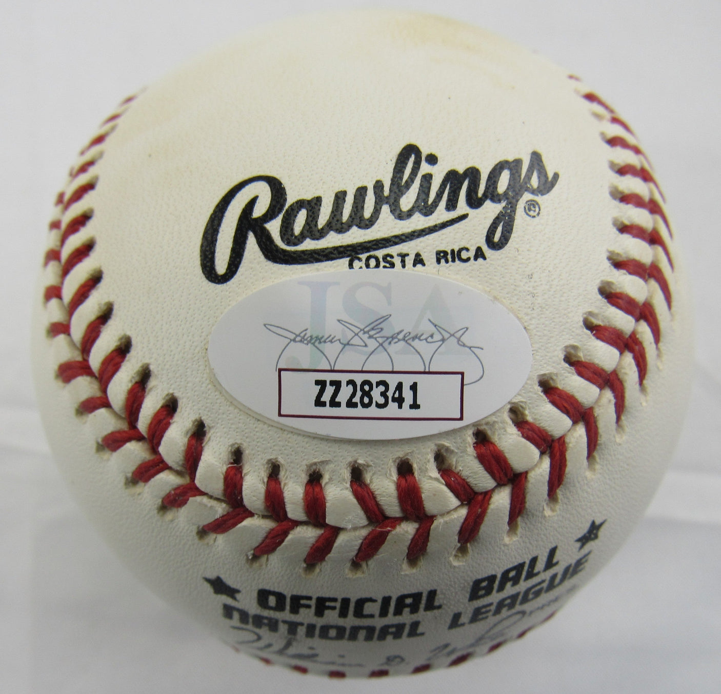 Hank Aaron Signed Auto Baseball JSA LOA ZZ28341