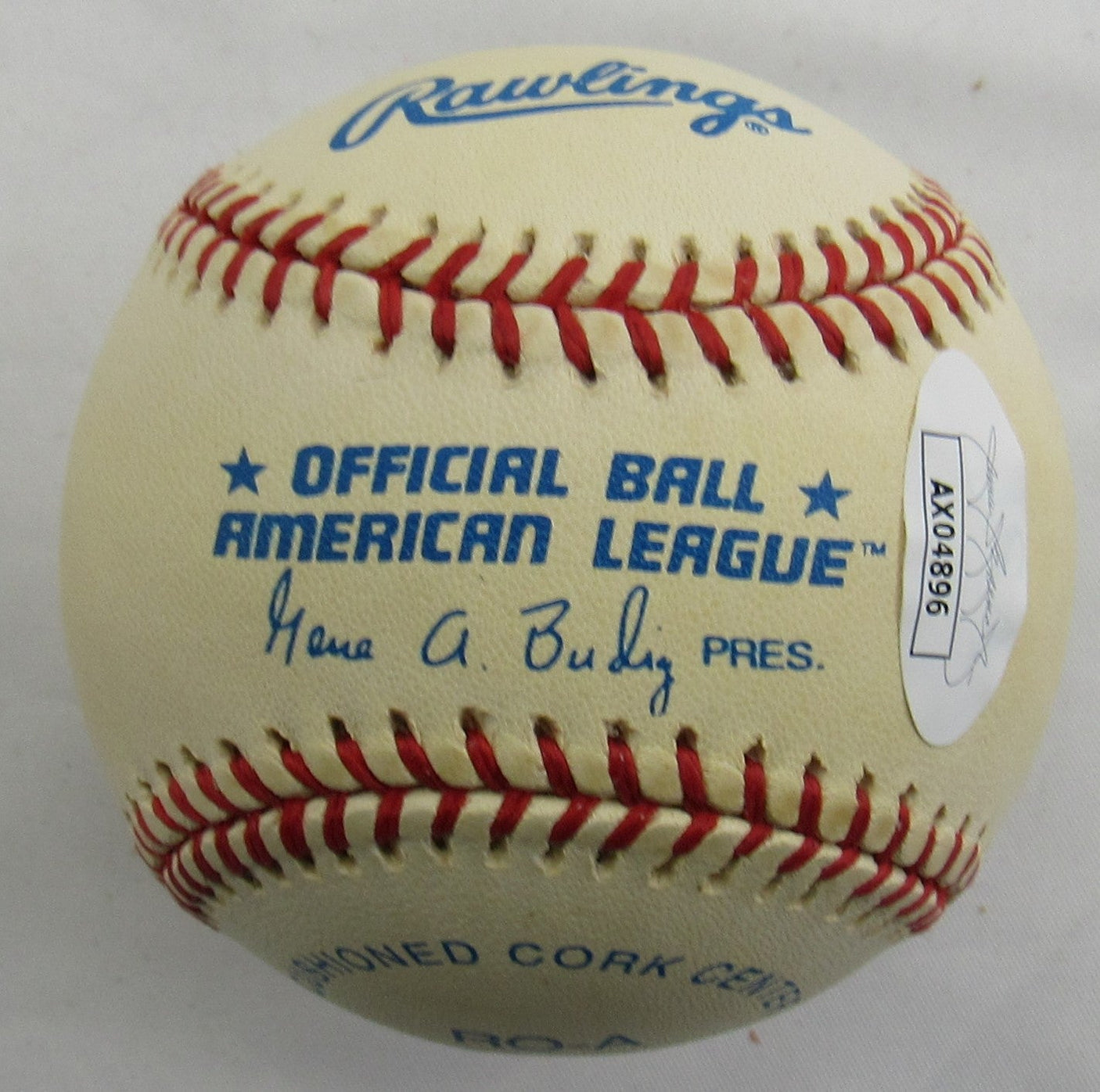 Charlie Wensloff Signed Auto Autograph Rawlings Baseball JSA AX04896