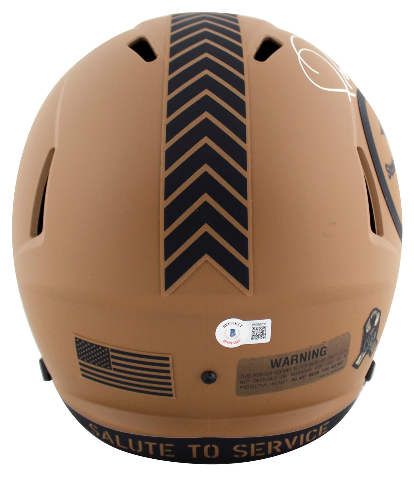 Steelers Jerome Bettis Signed STS II Full Size Speed Rep Helmet BAS Witnessed