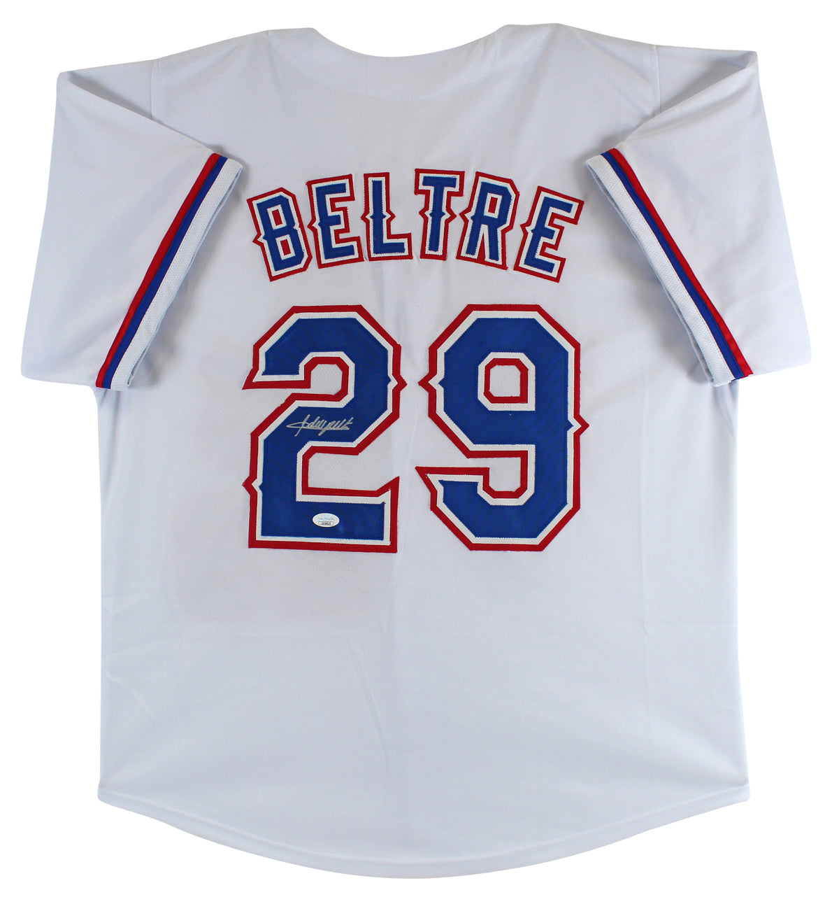 Adrian Beltre Authentic Signed White Pro Style Jersey Autographed JSA