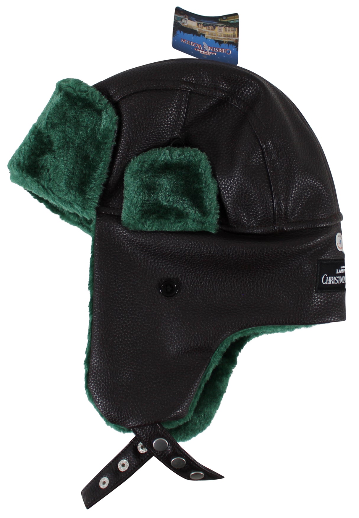 Chevy Chase & Randy Quaid Christmas Vacation "2x Insc" Signed Hat BAS #BK88259