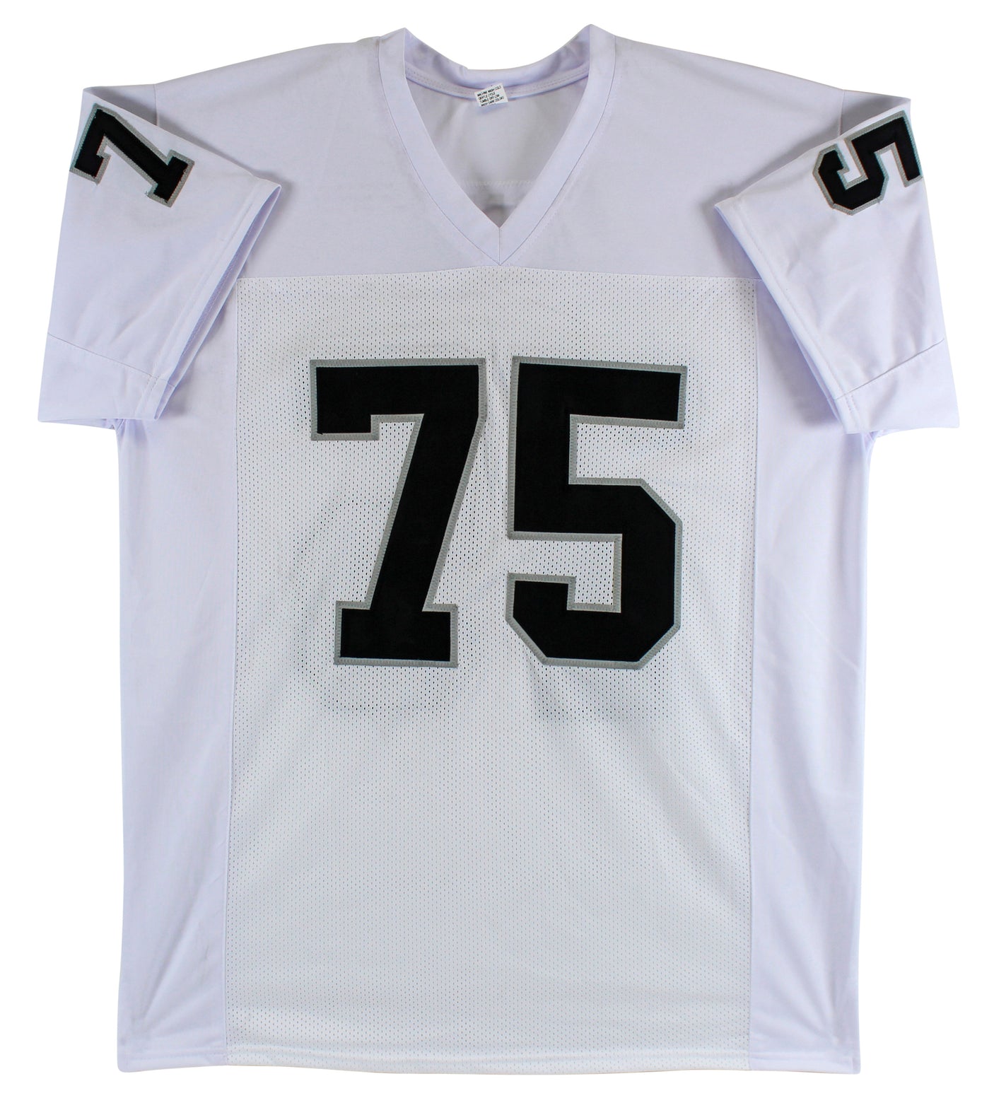 Raiders Howie Long "HOF 00" Authentic Signed White Pro Style Jersey BAS Witness