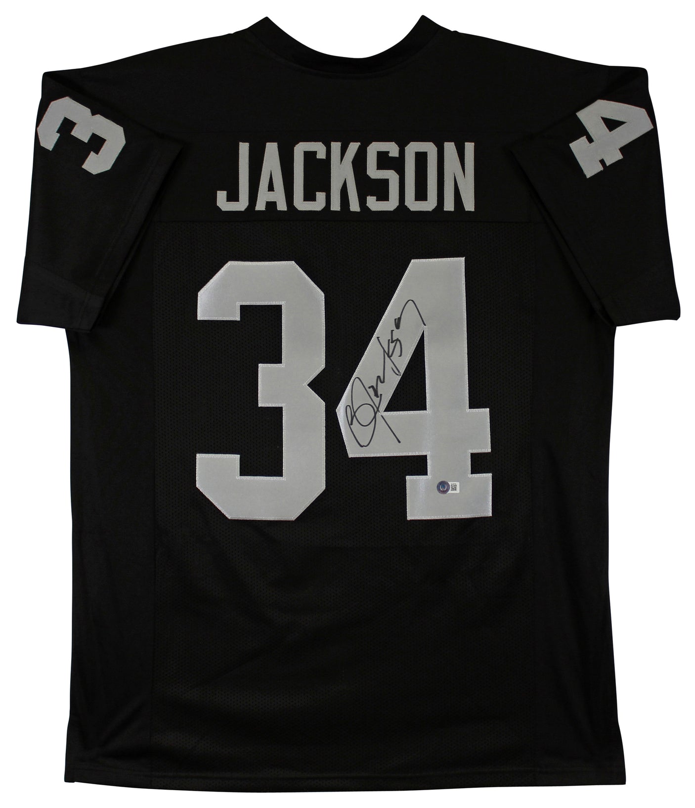 Bo Jackson Authentic Signed Black Pro Style Jersey Autographed BAS