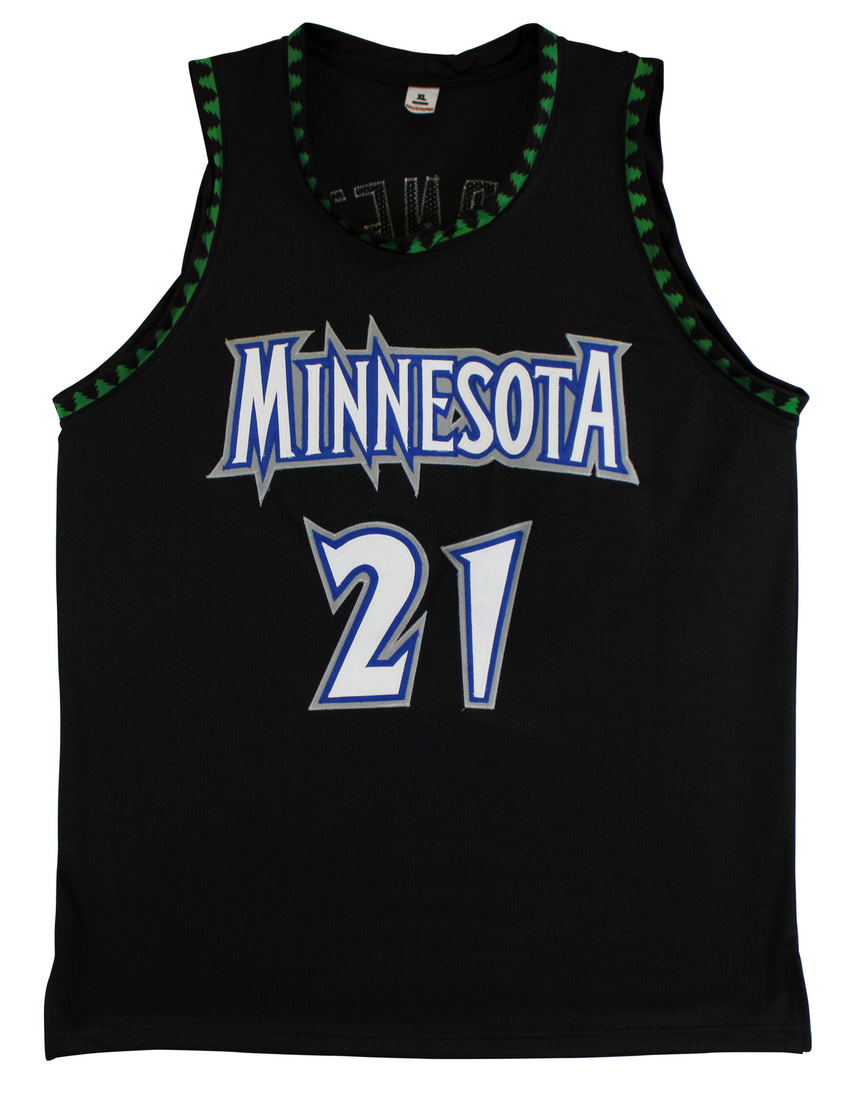 Kevin Garnett Authentic Signed Black Pro Style Jersey BAS Witnessed