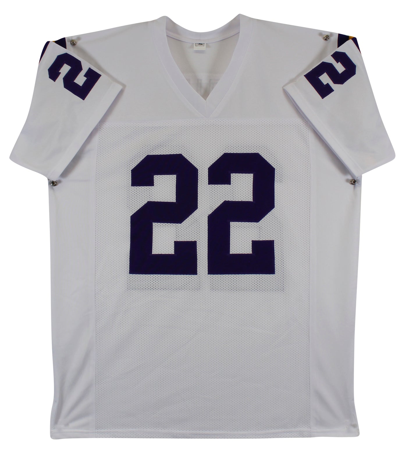 Paul Krause "HOF 98" Authentic Signed White Pro Style Jersey BAS Witnessed