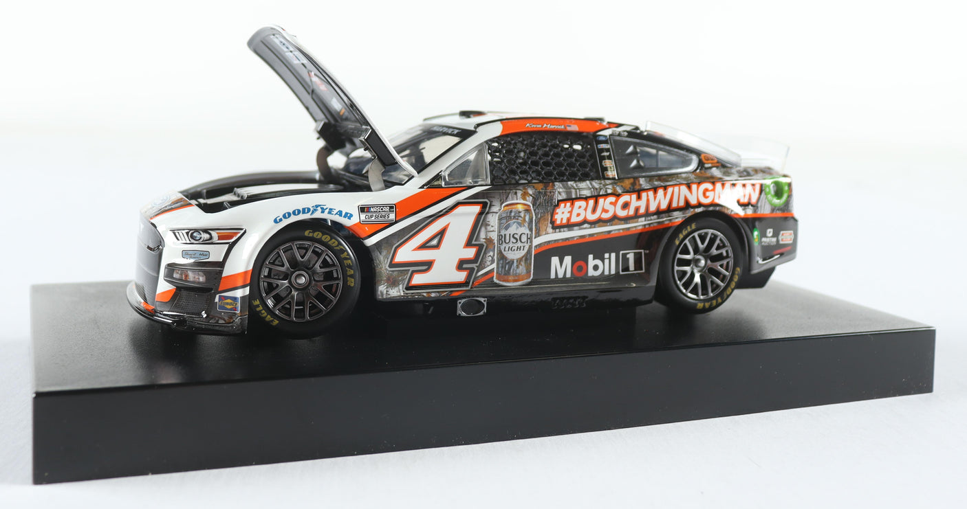 Kevin Harvick Signed 2022 Busch Light #4 #BuschWingman 1:24 Diecast Car