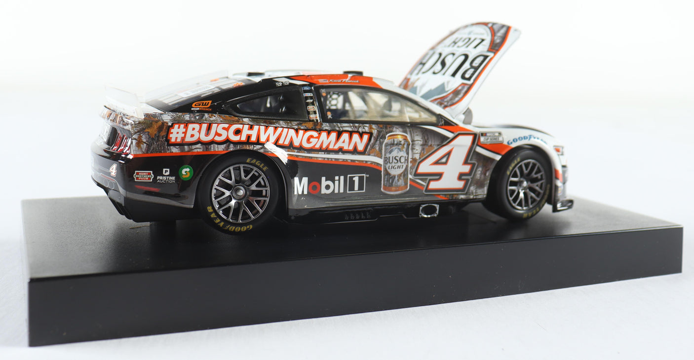 Kevin Harvick Signed 2022 Busch Light #4 #BuschWingman 1:24 Diecast Car