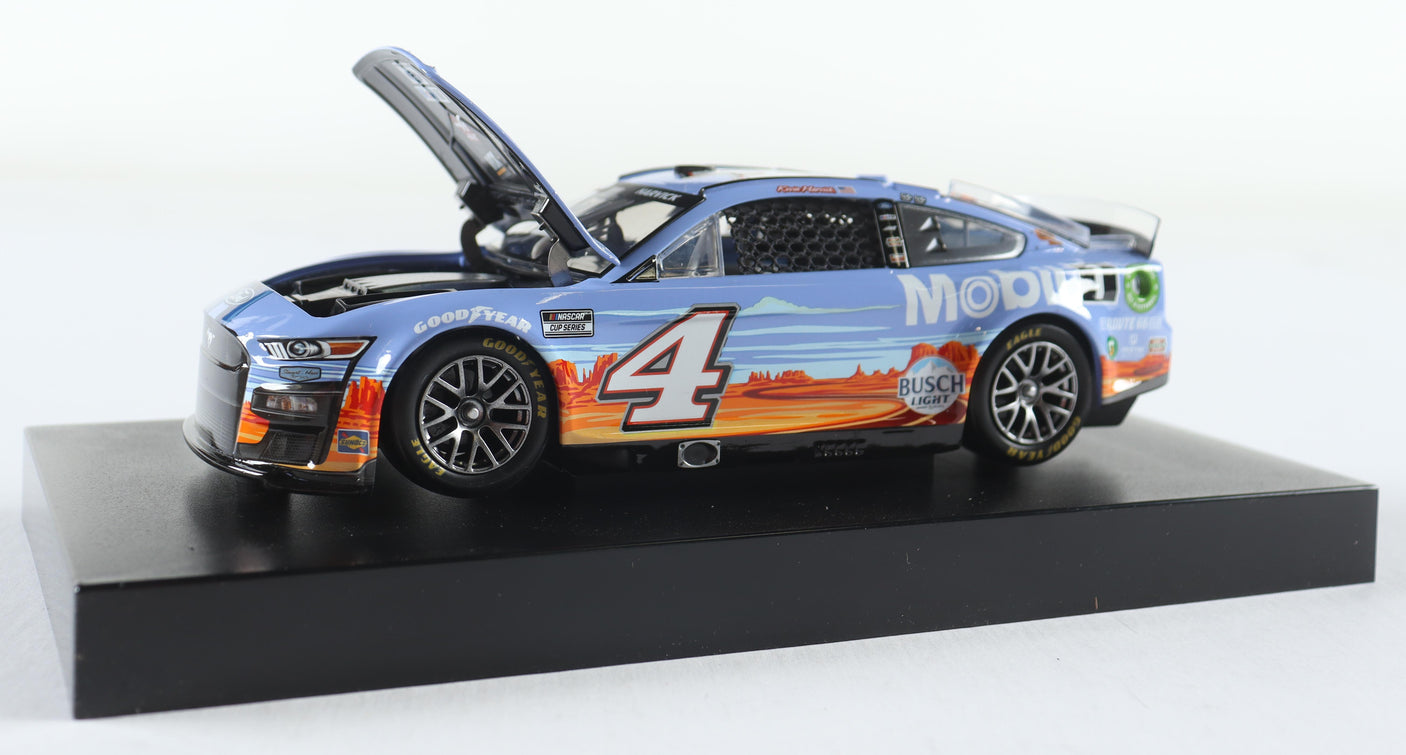 Kevin Harvick Signed 2022 Mobil 1 Route 66 #4 Mustang 1:24 Diecast (Ltd. Ed. 504)