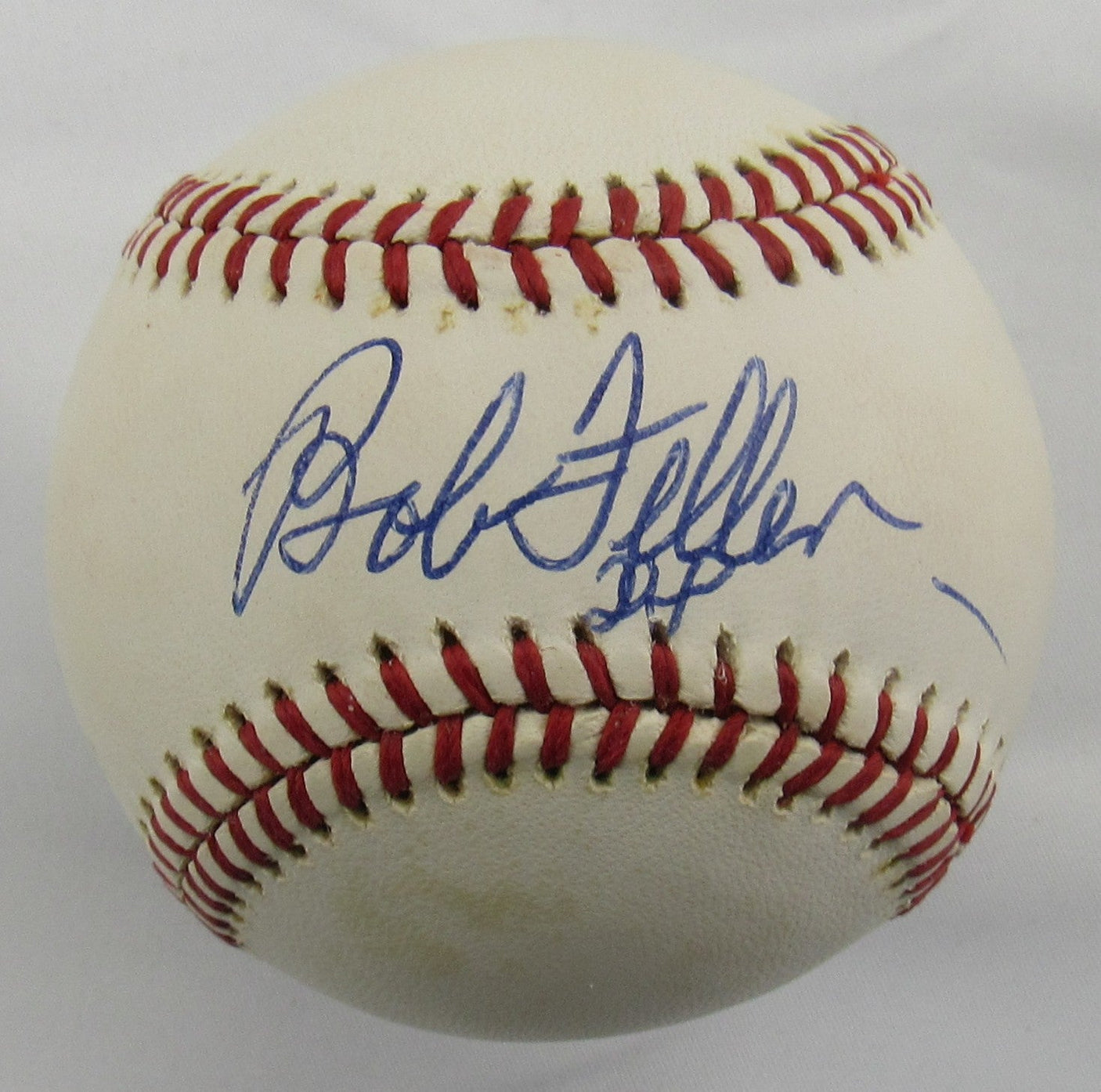 Bob Feller Signed Auto Rawlings Baseball JSA CG64863