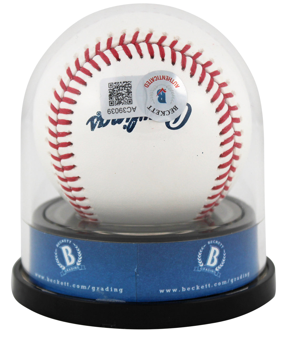Mariners Ken Griffey Jr. "HOF 16" Signed HOF Logo Oml Baseball Auto 10! BAS 2