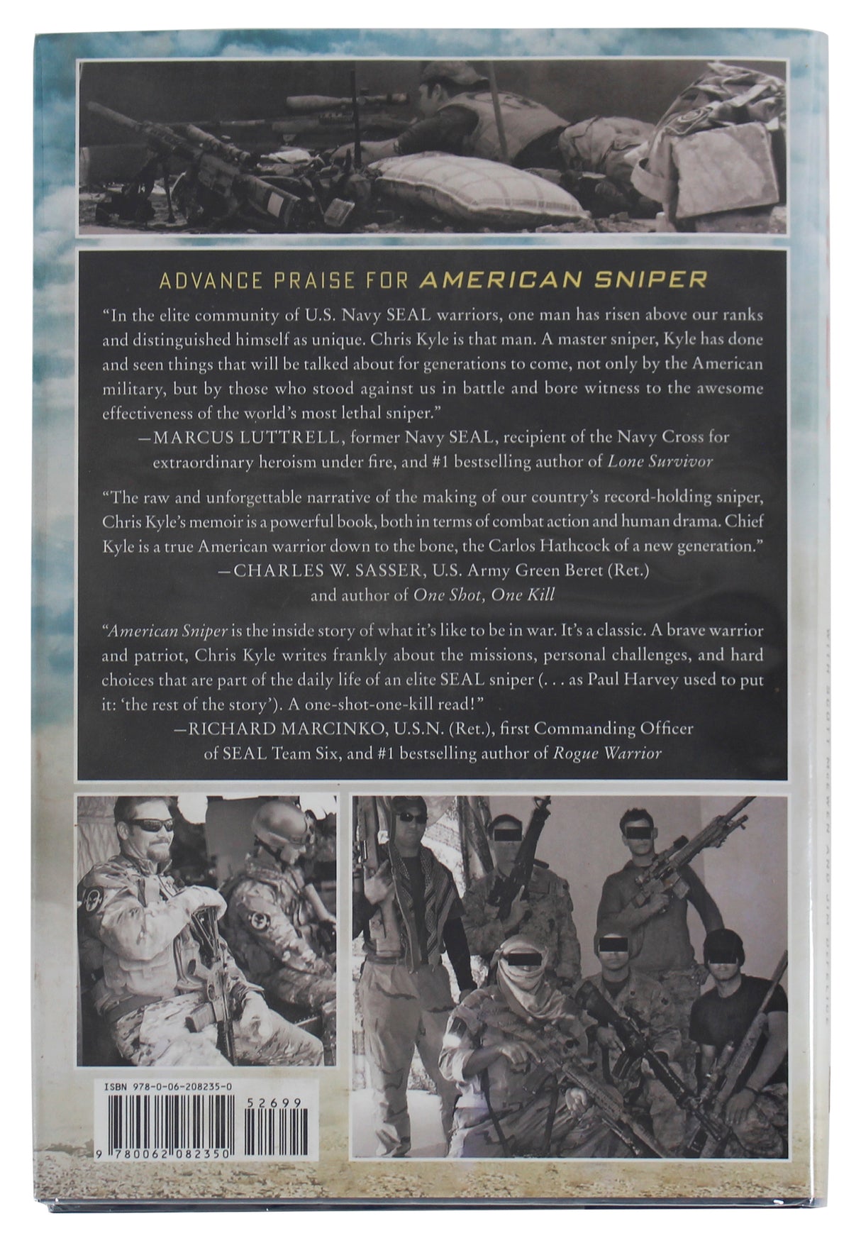 Chris Kyle & Taya Kyle Signed American Sniper 1st Ed Hardcover Book BAS #AB14676