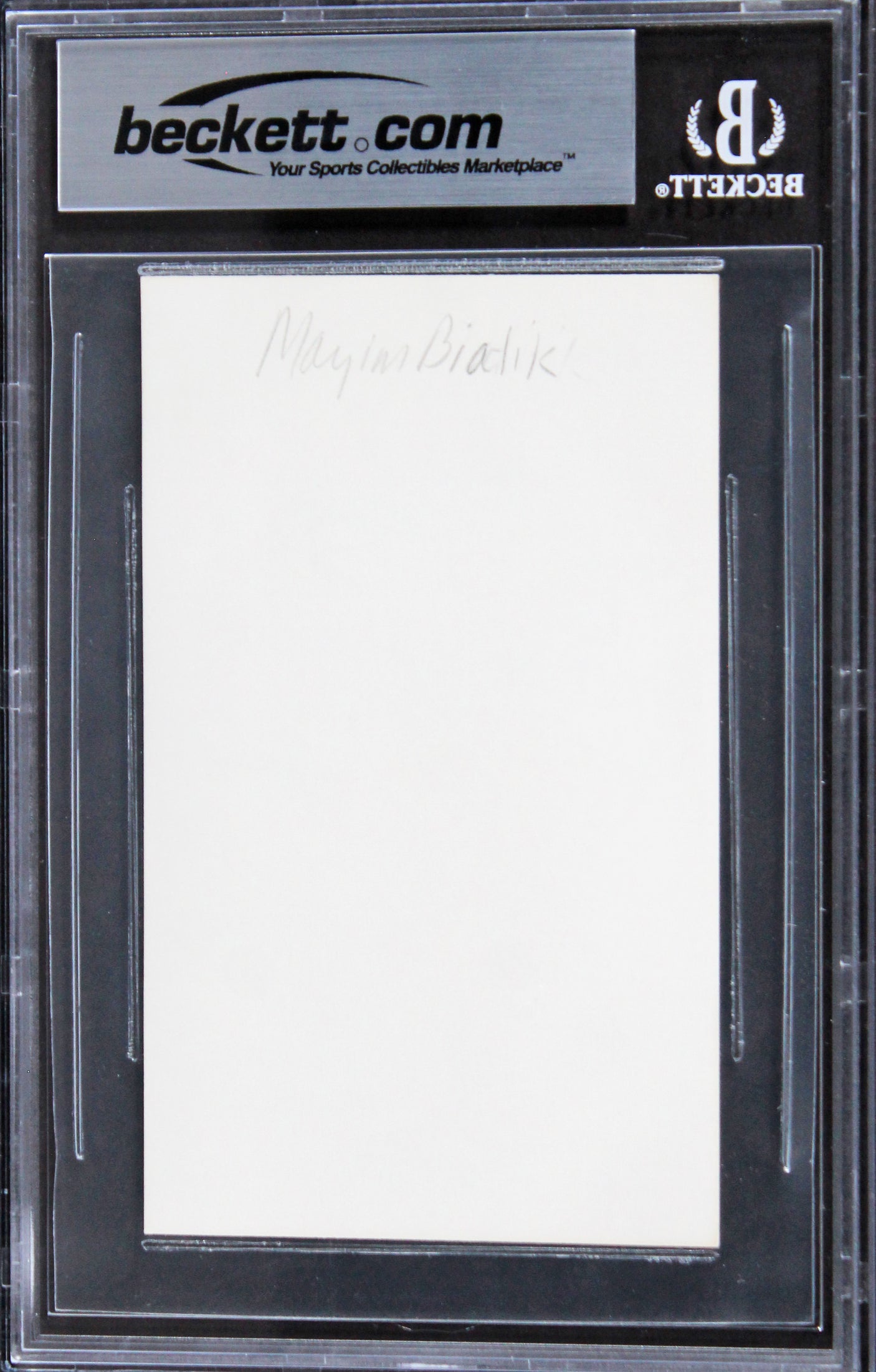 Ravens Ray Lewis Authentic Signed 2005 Topps Chrome #33 Card BAS Slabbed