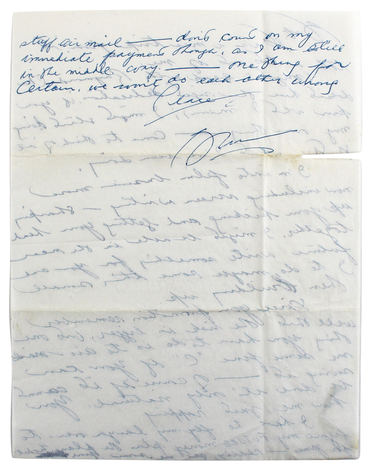 Bruce Lee Authentic Signed 8.5x11 1972 Handwritten Letter BAS #AB14165
